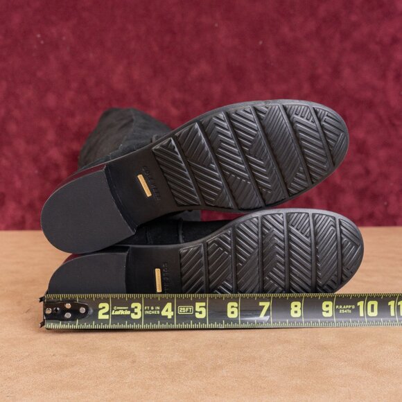 Cole Haan Women Calgary Water Resistant Black Suede OTK Fashion Tall Boots 6.5 - Picture 5 of 10